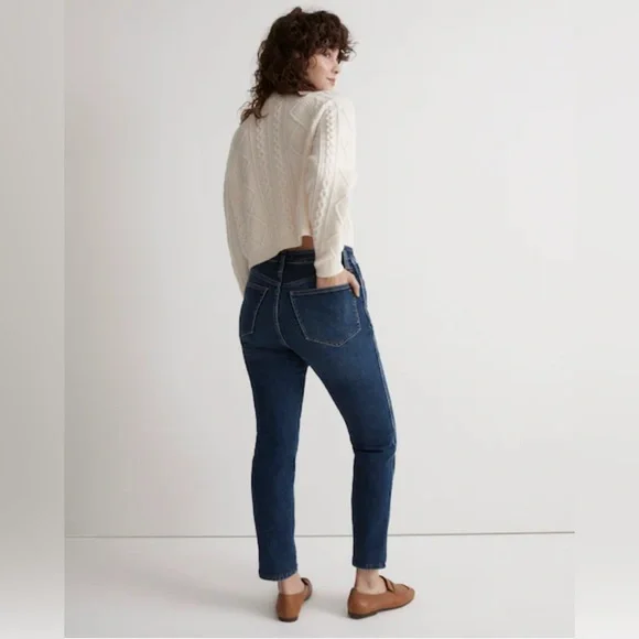 NWT Madewell Curvy Stovepipe Tall Jeans - Picture 4 of 7